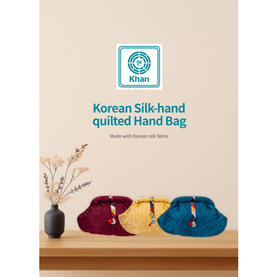 Silk-hand  quilted Hand Bag